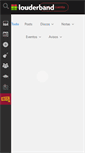 Mobile Screenshot of louderband.com